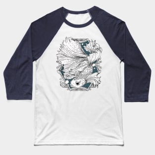 Betta fish illustration Baseball T-Shirt